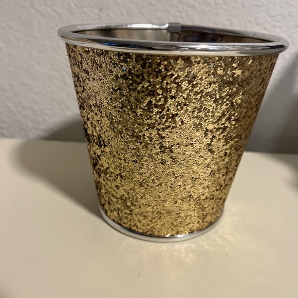 Other - Gold Glitter Decorative Pot
